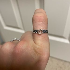 Herkimer diamond ring